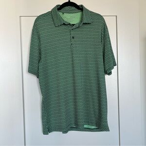 Under Armour Men's Polo in Green Pattern